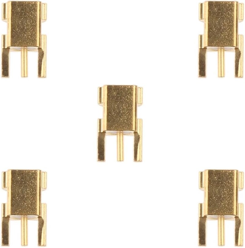 5 قطع موصل MMCX ذكر مطلي بالذهب لسماعات Shure SE215 SE315 SE425 - Image 1
